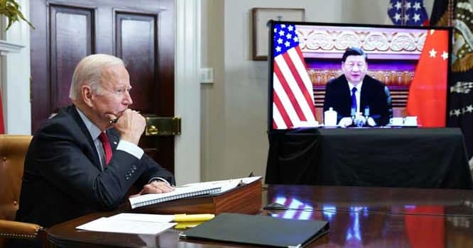 Don't 'play with fire' over Taiwan, Xi warns in call with Biden