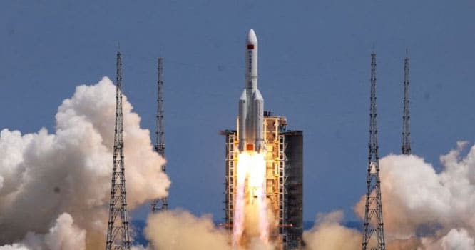 China closely tracking debris of its most powerful rocket