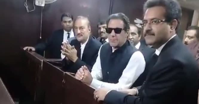 'I have come to apologise': Imran Khan appears before female judge's court