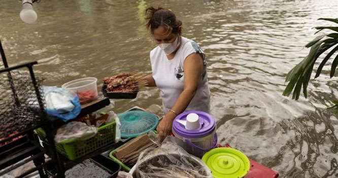 Philippines' president to inspect storm damage as death toll hits 98