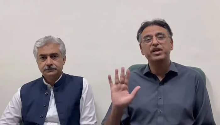 Asad Umar claims Khan suspects govt top brass behind attack