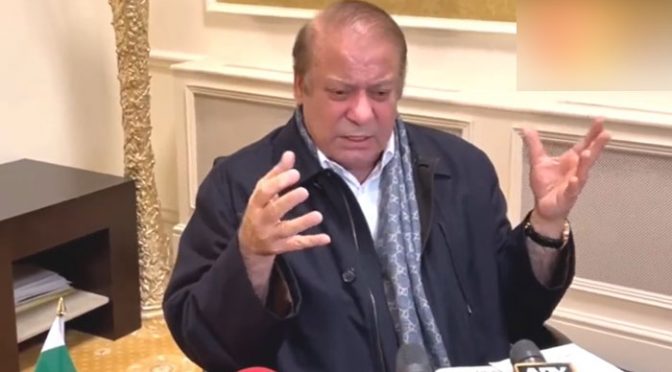 Nawaz Sharif calls for full court in Punjab & KP elections case