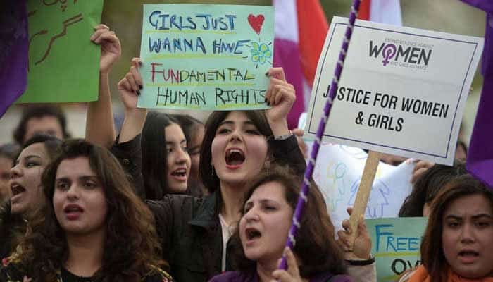 Women's day being celebrated in Pakistan today