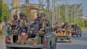 Two soldiers martyred, nine terrorists naturalized in KP clashes