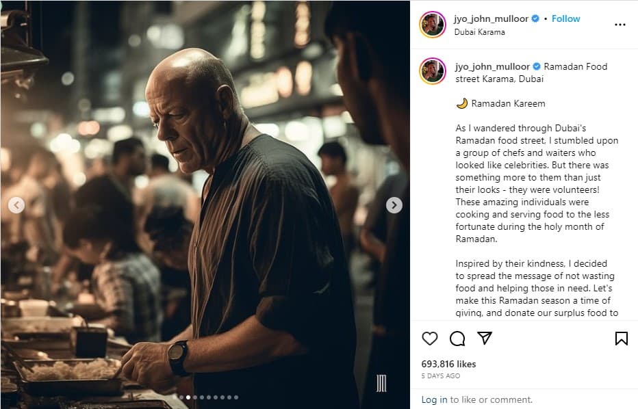 WATCH: Ronaldo, Tom Cruise, others serve Iftar in AI-generated photos