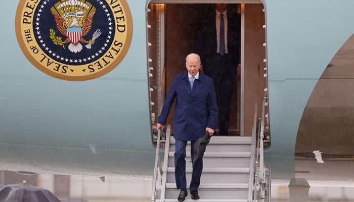 Joe Biden lands in Japan ahead of G7 Summit