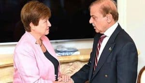 In last-ditch efforts, PM asks IMF chief to revive bailout programme