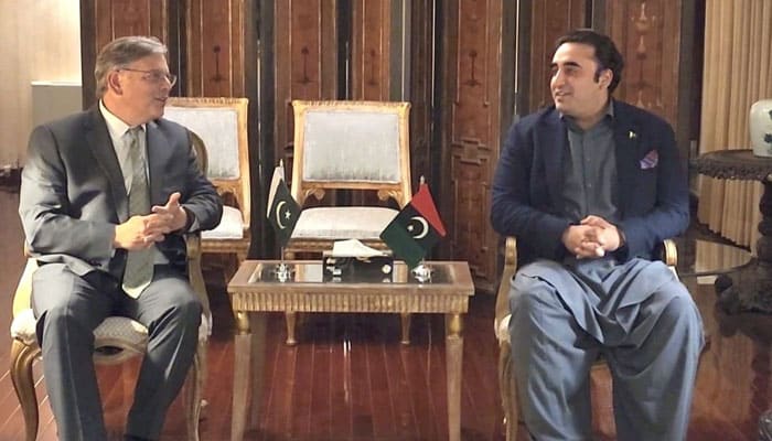 Blome engages in bilateral talks with Chairman Bilawal for enhanced relations