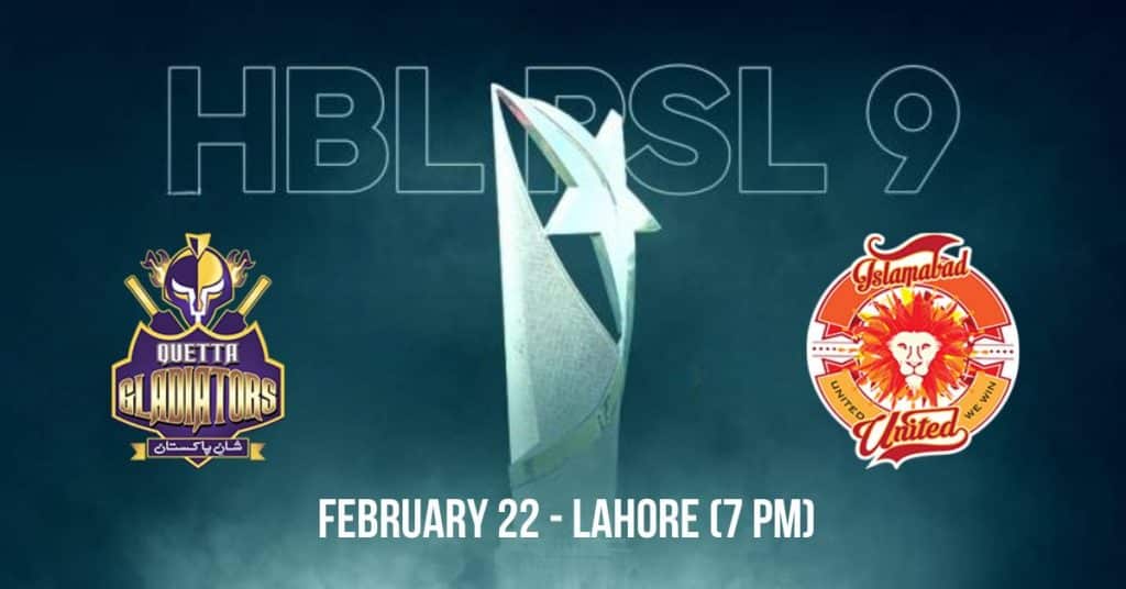 PSL 9 match today