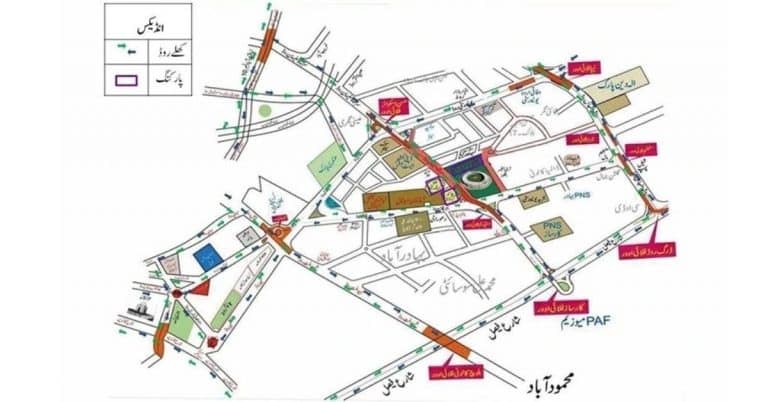 PSL 9 karachi traffic plan