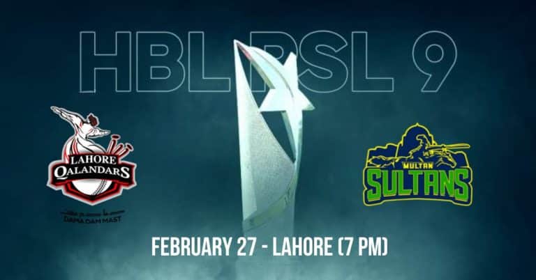 PSL 9 match today