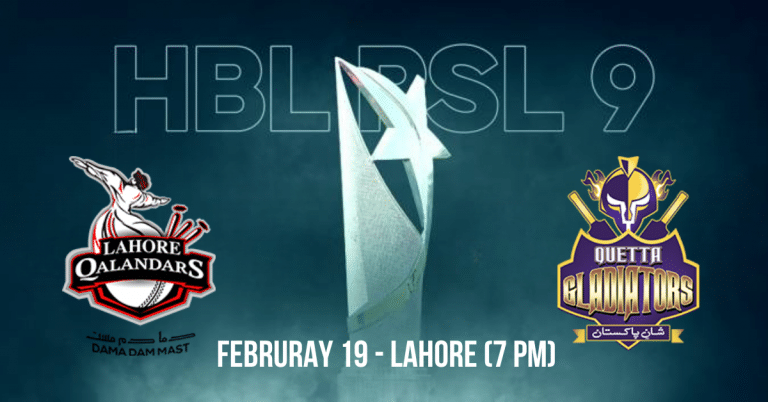 PSL 9 match today