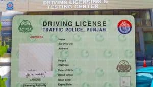 Driving license fee update