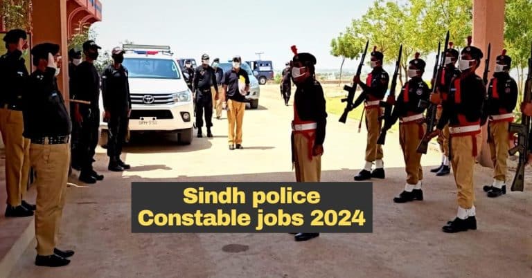 Sindh police Constable jobs