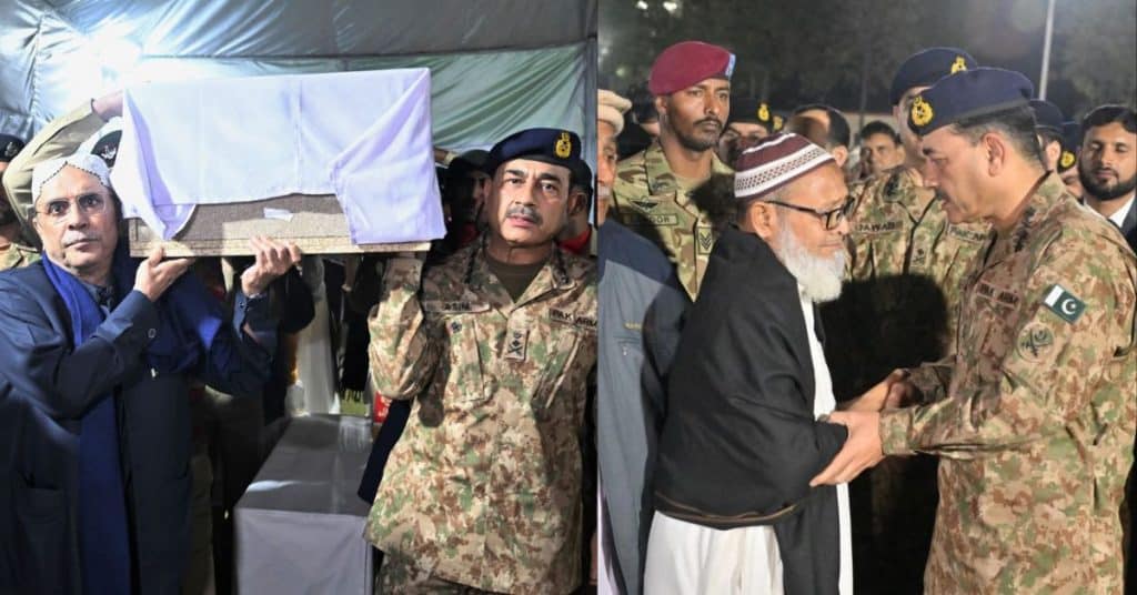 Funeral prayers of Mir Ali martyrs