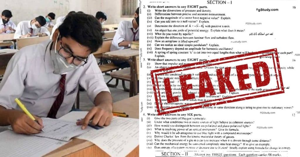 Matric final exam leak