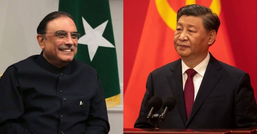 Xi Jinping congratulates President Asif Zardari for assuming office