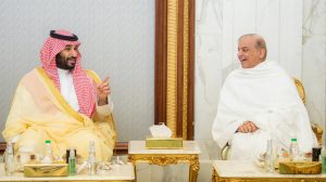 PM Shehbaz Sharif meets Saudi Crown Prince Mohammed Bin Salman discuss bilateral, regional issues