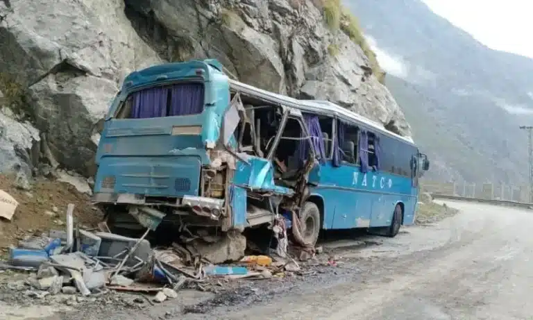 suspect arrest in Chilas bus attack
