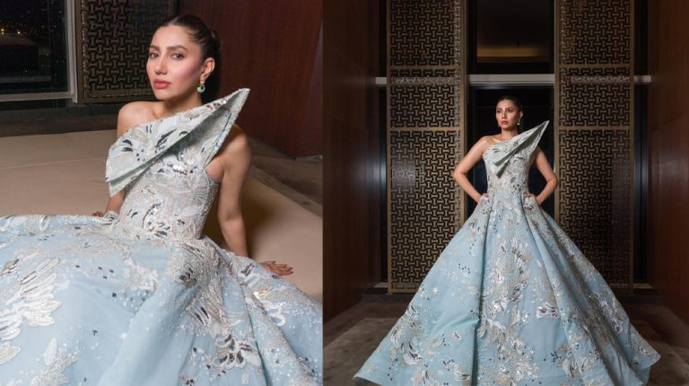 Mahira Khan won the Fashion Artist Award at the Emigala Award Night in Dubai