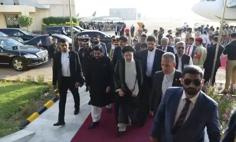 Iranian President Raisi in Karachi