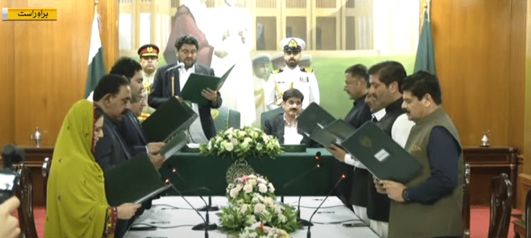 Sindh cabinet ministers sworn-in