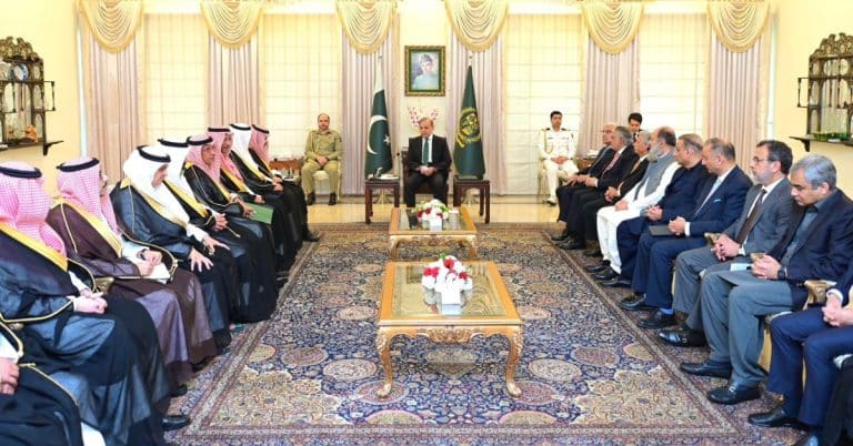 PM Shehbaz Saudi Foreign Minister