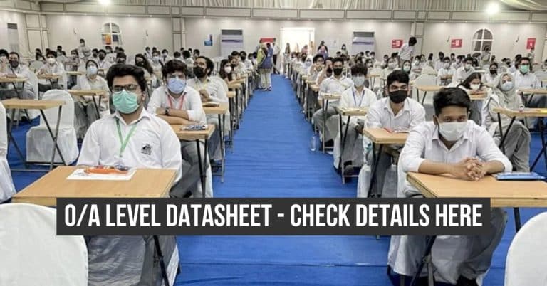 O/A Level datesheet Pakistan 2024