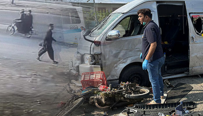 CCTV footage of Karachi suicide attack on foreign nationals surfaces [VIDEO]
