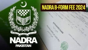 NADRA B-Form, Child Certificate latest fee update in Pakistan for December 2024