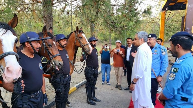 Mohsin Naqvi inaugurates Margalla trails patrol unit