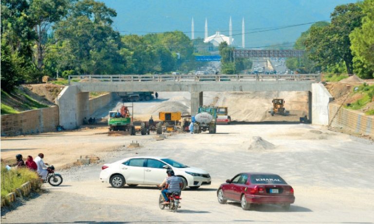 two new underpasses in Islamabad