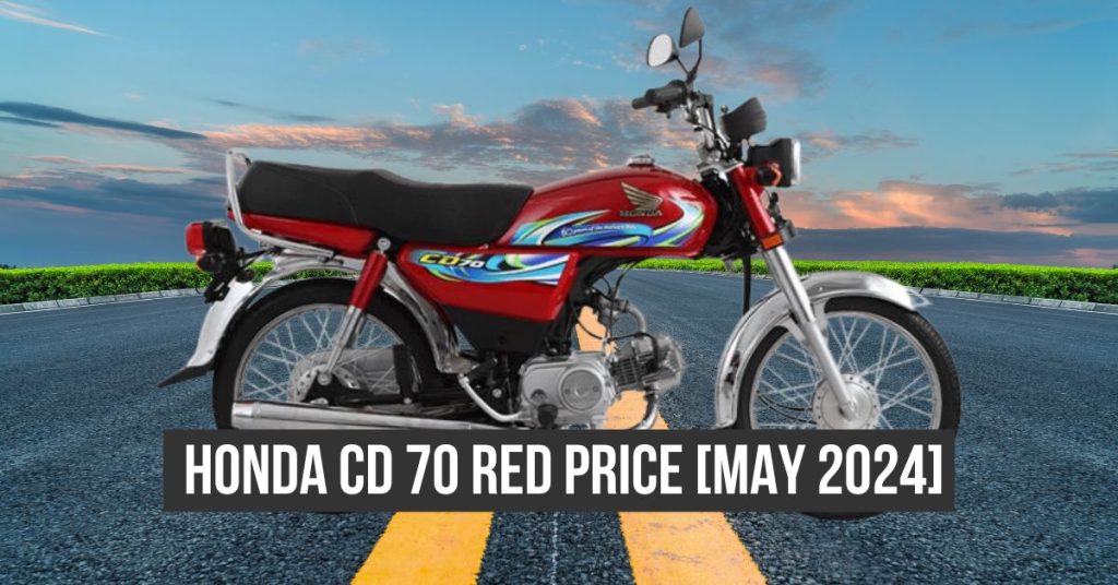 Honda CD 70 Red new price