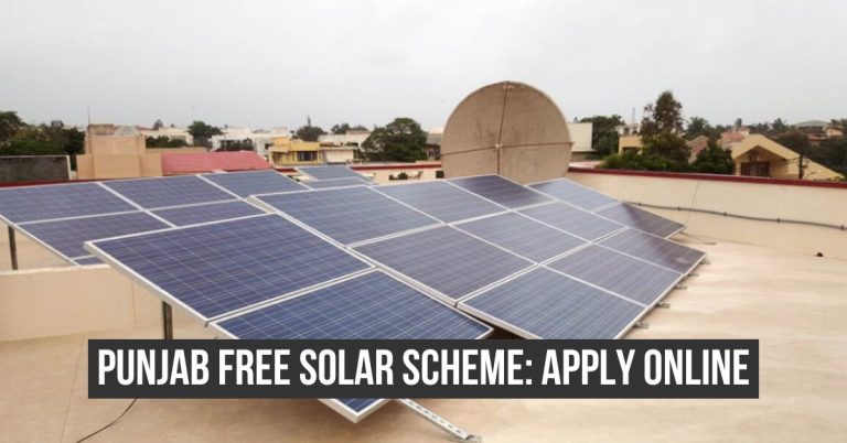 Punjab Free Solar Scheme how to apply