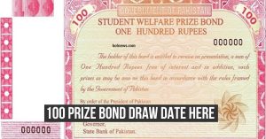 Rs 100 Prize Bond for November 2024