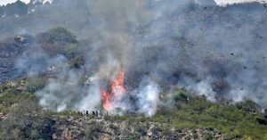 CDA, MCI teams successfully extinguish wild fire in Margalla hills
