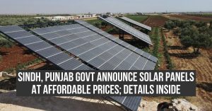 Sindh announce solar panel