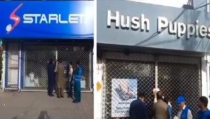 Starlet Shoes & Hush Puppies among 24 sealed in Lahore