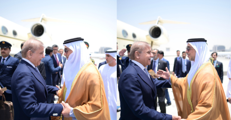 PM Shehbaz arrives in UAE