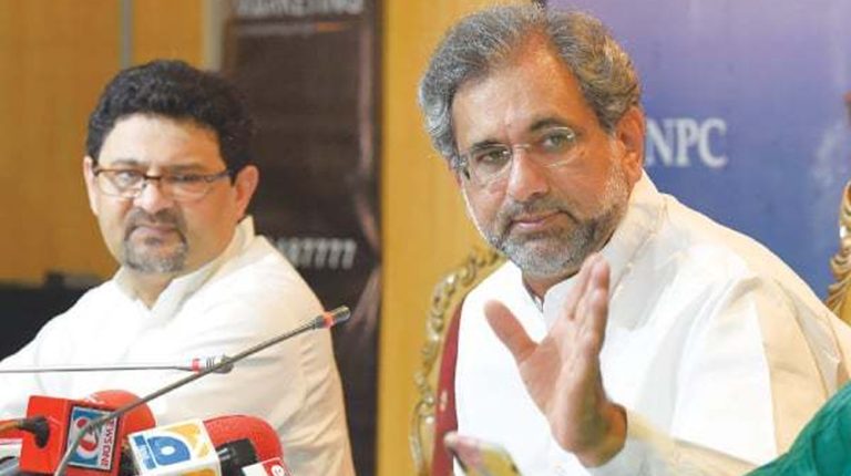 Shahid Khaqan Abbasi-Miftah Ismail announces launching of 'Awam Pakistan party'