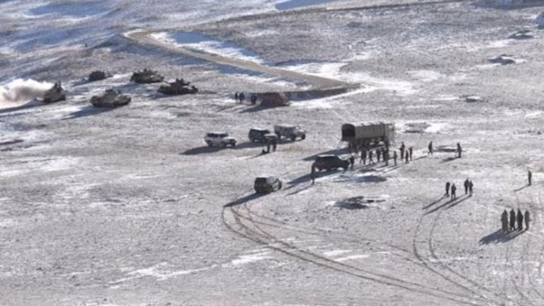 Five soldiers killed as Indian military tank sinks near Ladakh