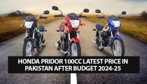 Honda Pridor 100cc latest price in Pakistan after Budget 2024-25; Details inside