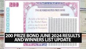 Rs 200 prize bond 2024: Draw result update