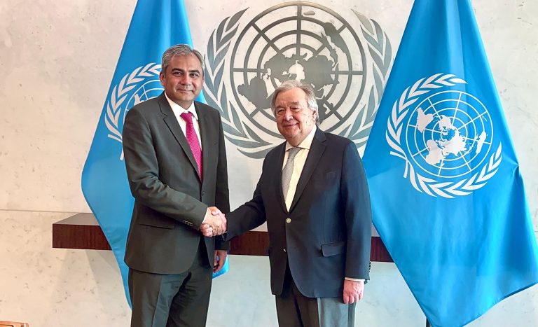 Mohsin Naqvi Antonio Guterres