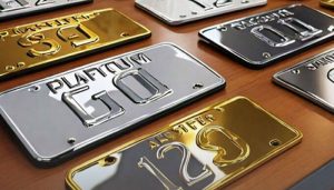 Govt to increase fee for fancy number plates