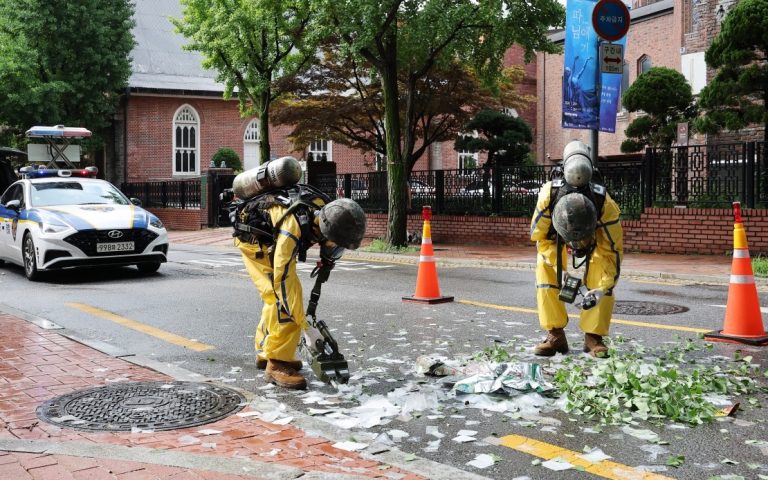 North Korean trash balloon lands in South Korean