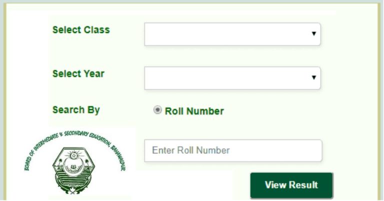 BISE Bahawalpur matric 2025 result