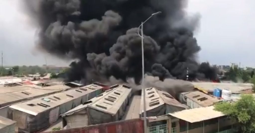 fire Islamabad Sunday Bazaar