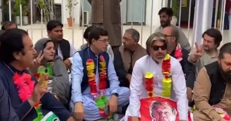 PTI hunger strike