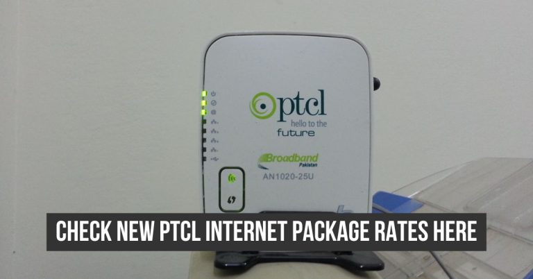 PTCL broadband rates